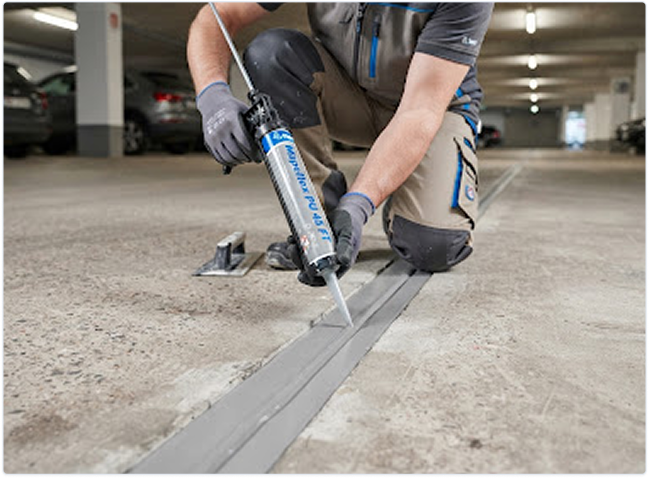 Aplicación Mapeflex PU 45 FT